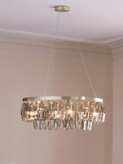 Smoke Grey Valerian 6 Light Chandelier Ceiling Light - Image 1 of 4