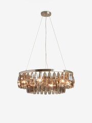 Smoke Grey Valerian 6 Light Chandelier Ceiling Light - Image 4 of 4