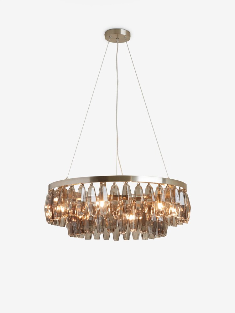 Smoke Grey Valerian 6 Light Chandelier Ceiling Light - Image 4 of 4