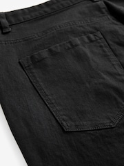 Solid Black Bootcut Classic Stretch Jeans - Image 10 of 11