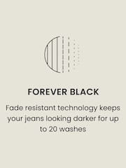 Solid Black Bootcut Classic Stretch Jeans - Image 4 of 11