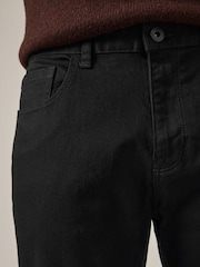 Solid Black Bootcut Classic Stretch Jeans - Image 6 of 11