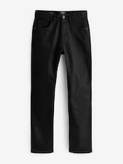 Solid Black Bootcut Classic Stretch Jeans - Image 7 of 11