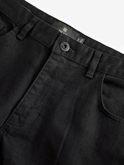 Solid Black Bootcut Classic Stretch Jeans - Image 8 of 11