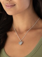 Beaverbrooks Silver Heart Locket Pendant - Image 2 of 2