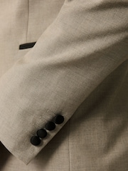 Stone Natural Slim Tuxedo Suit Jacket - Image 5 of 11