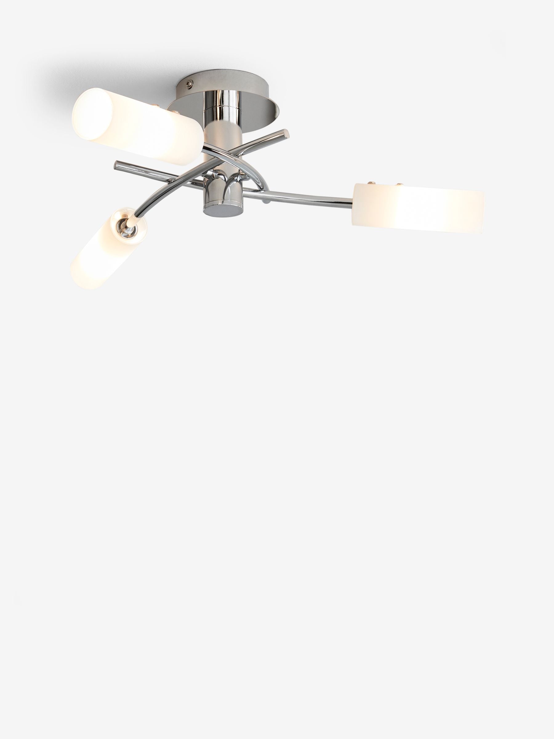Buy Chrome Seville 3 Light Flush Fitting Ceiling Light from the Next UK online shop