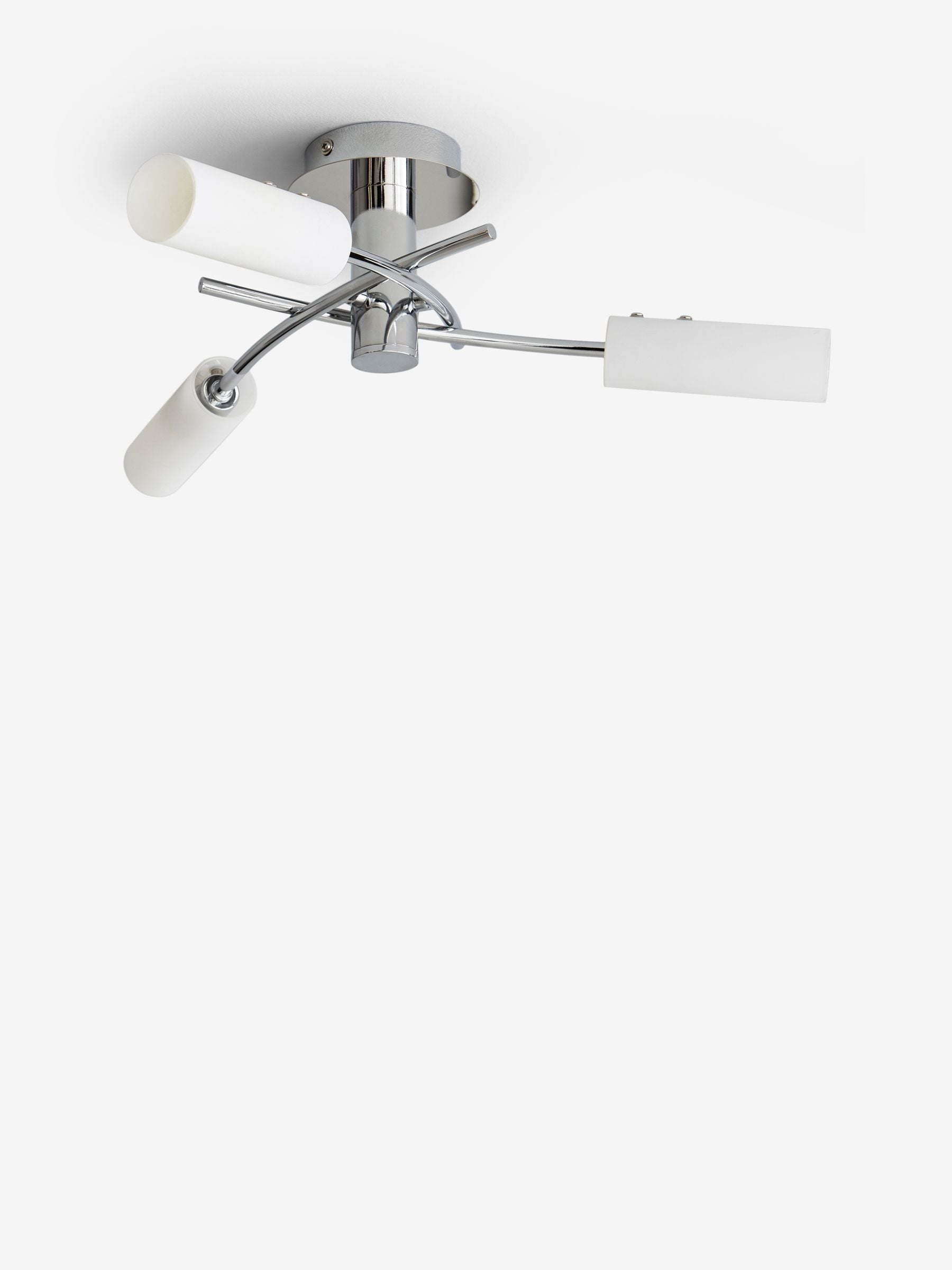 Buy Chrome Seville 3 Light Flush Fitting Ceiling Light from the Next UK online shop