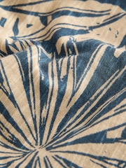 Navy/Stone Palm Tree Button Pyjamas 1 Pack (3-16yrs) - Image 7 of 7