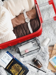 Set Of 2 Large Check-In & Small Carry-On Hardcase Travel Suitcase - Image 6 of 6