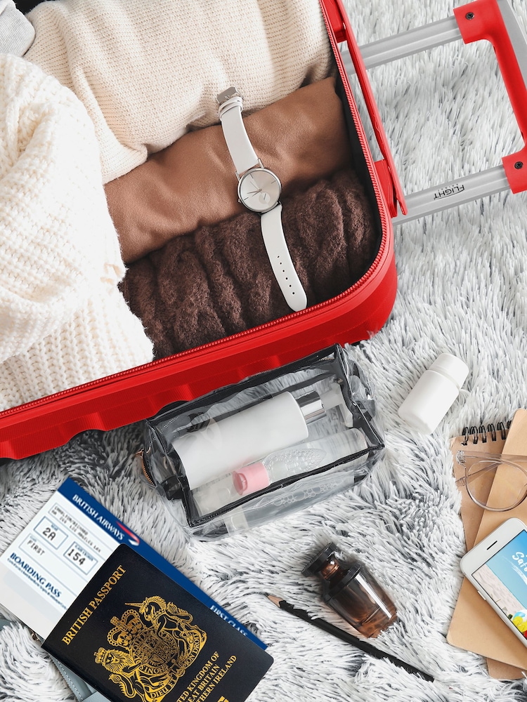 Set Of 2 Large Check-In & Small Carry-On Hardcase Travel Suitcase - Image 6 of 6