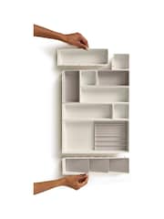 Joseph Joseph 12 Piece Viva Makeup Shell Organiser Set - Image 5 of 6