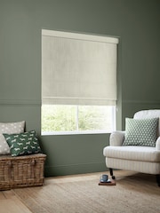 Emily Bond Sage Green Oscar Stripe Made to Measure Roman Blinds - Image 5 of 6