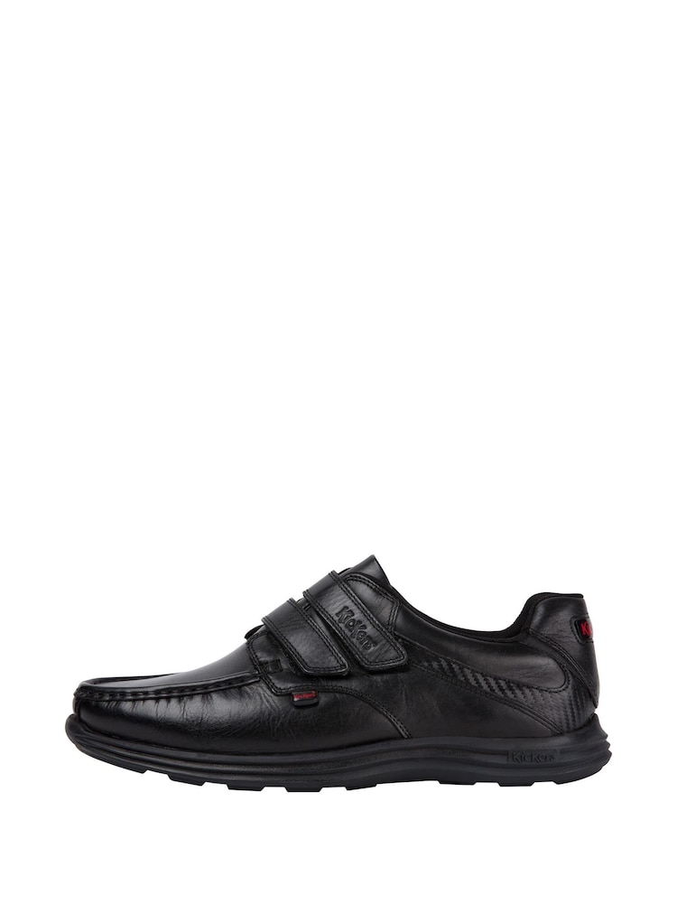 Kickers Black Reasan Strap Shoes - Image 2 of 6
