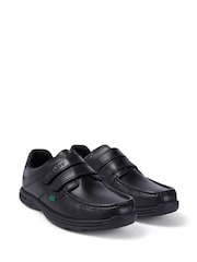 Kickers Black Reasan Strap Shoes - Image 3 of 6