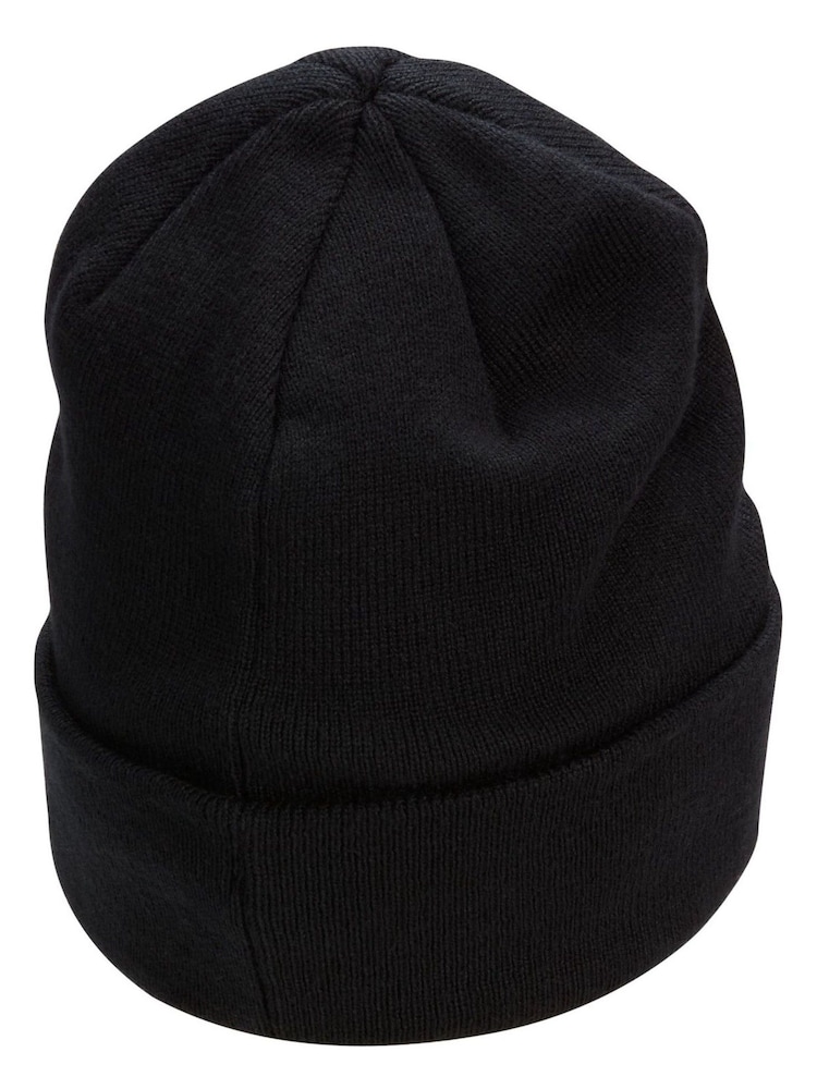 Nike Black Peak Standard Cuff Metal Swoosh Beanie - Image 2 of 2