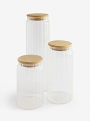 Glass Ottilie Storage Jars - Image 3 of 3