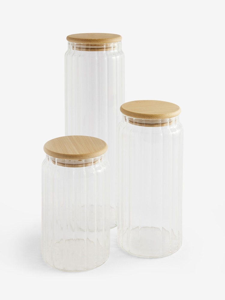 Glass Ottilie Storage Jars - Image 3 of 3