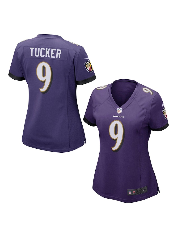 Nike Purple NFL Baltimore Ravens Home Game Jersey - Justin Tucker Womens - Image 1 of 1