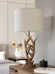 Natural Antler Table Lamp - Image 2 of 4