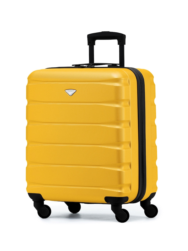 Flight Knight 56x45x25cm EasyJet Overhead 4 Wheel ABS Hard Case Cabin Carry On Hand Luggage - Image 1 of 7