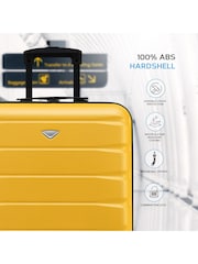 Flight Knight 56x45x25cm EasyJet Overhead 4 Wheel ABS Hard Case Cabin Carry On Hand Luggage - Image 4 of 7