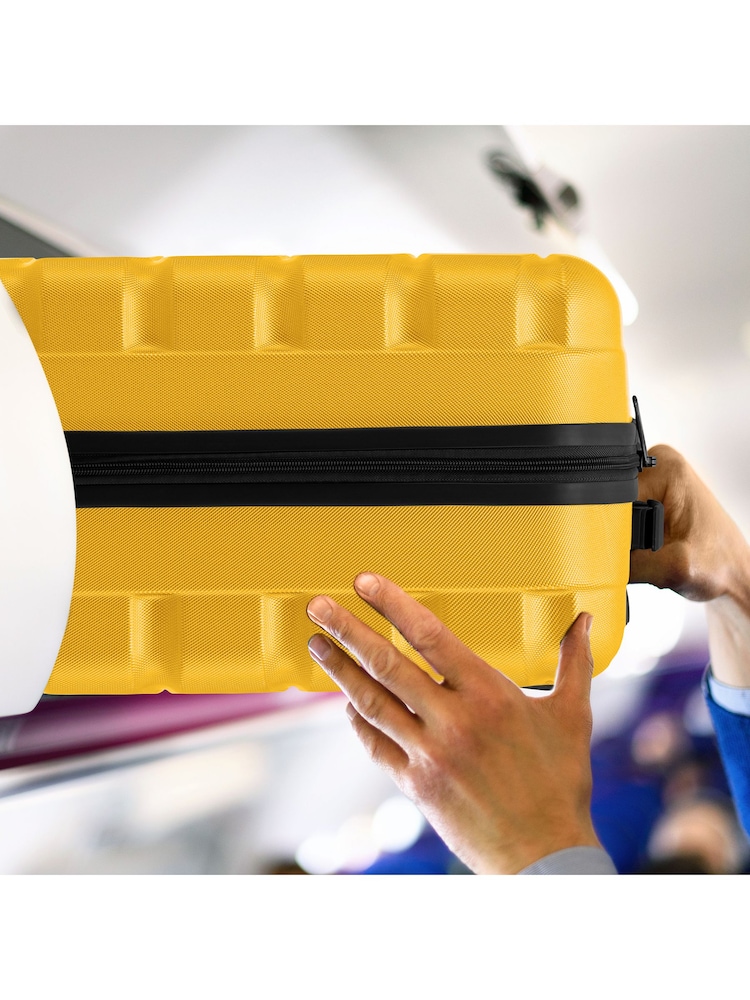 Flight Knight 56x45x25cm EasyJet Overhead 4 Wheel ABS Hard Case Cabin Carry On Hand Luggage - Image 5 of 7