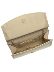 Ravel Gold Clutch Bag with Chain - Image 4 of 4