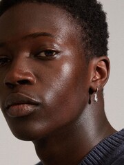 PILGRIM Silver tone Chantal Recycled Drop Dangle Earrings - Image 2 of 3