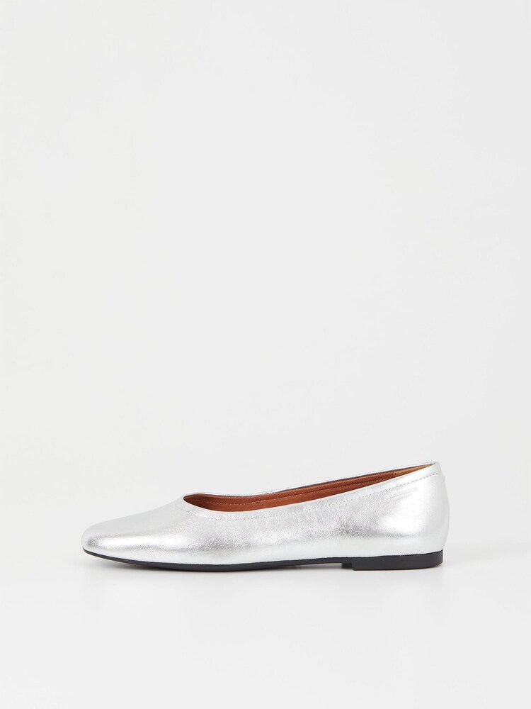 Vagabond Shoemakers Silver Jolin Ballerinas Shoes - Image 1 of 3