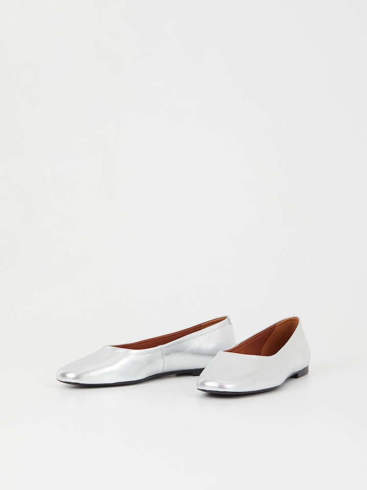 Vagabond Shoemakers Silver Jolin Ballerinas Shoes - Image 2 of 3