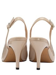 Ravel Nude Patent Slingback Court Shoes - Image 3 of 4