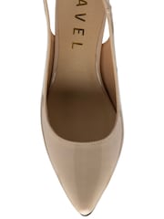 Ravel Nude Patent Slingback Court Shoes - Image 4 of 4