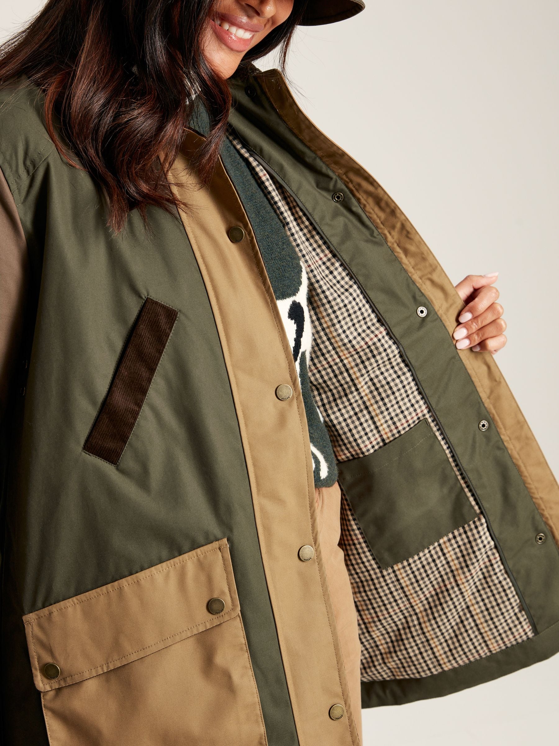 定価約11万円！新品　完売　SUNFLOWER Waxed Coat イギリス製 Buy Joules Banbury Brown/Khaki Showerproof Dry Wax Coat from the