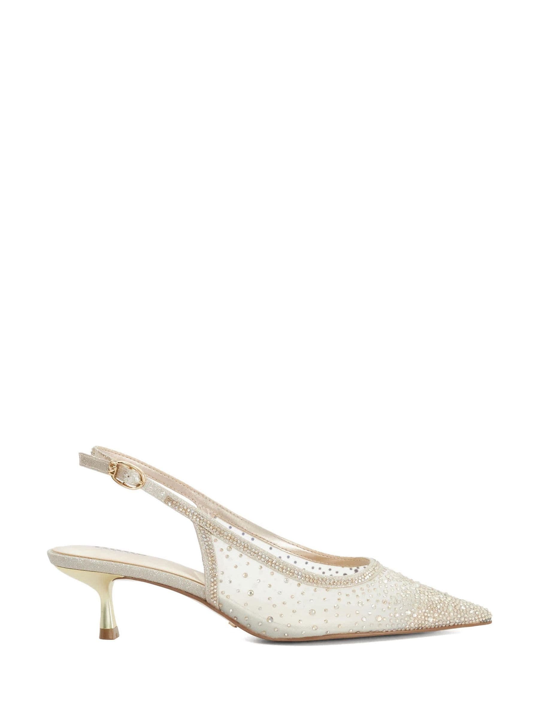 Dune London Women's Metallics 'Cirelle' Strappy Heels In | : Size 8 - Image 1