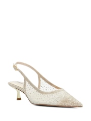 Dune London Metallic Cirelle Slingbacks - Image 2 of 5