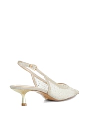 Dune London Metallic Cirelle Slingbacks - Image 3 of 5