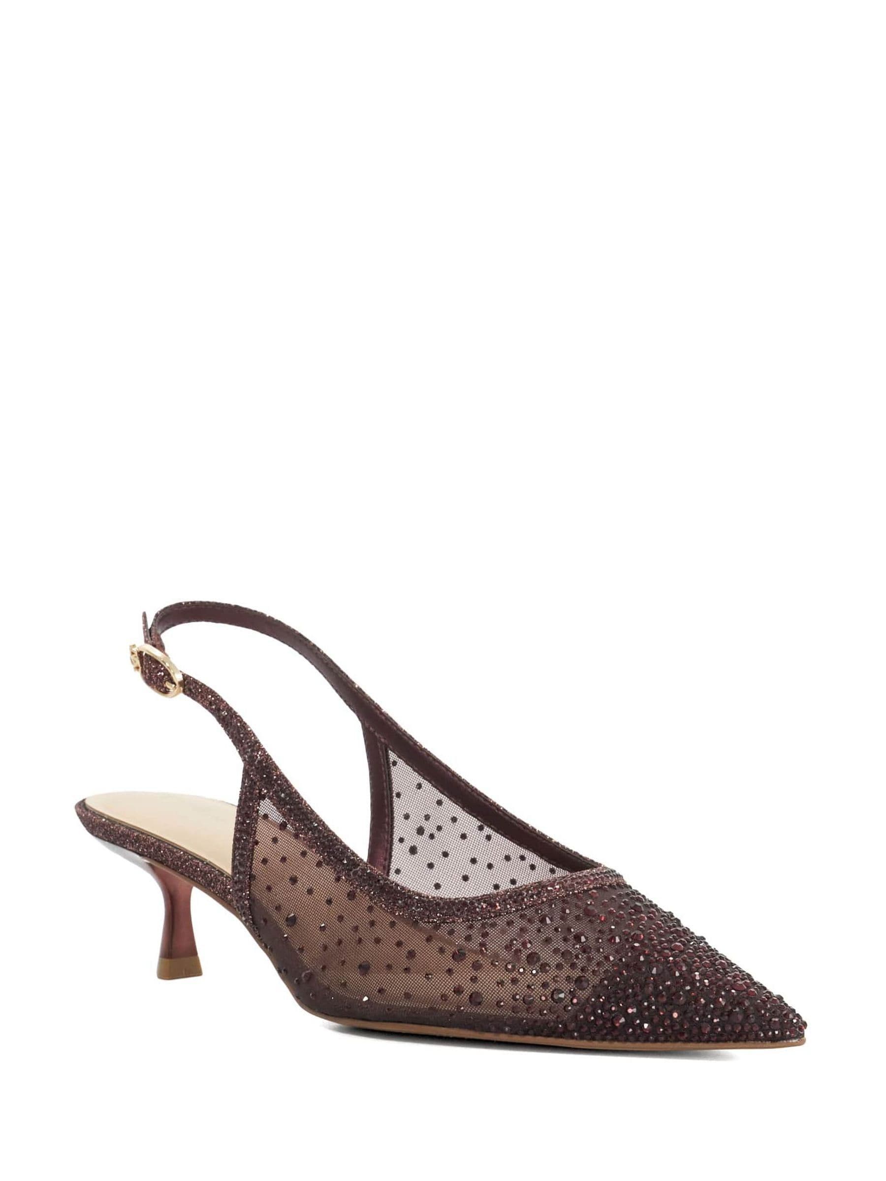 Dune London Burgundy Cirelle Slingbacks - Image 4