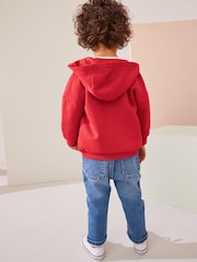 Coral Pink Zip Through Hoodie (3mths-7yrs) - Image 2 of 6
