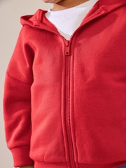 Coral Pink Zip Through Hoodie (3mths-7yrs) - Image 3 of 6