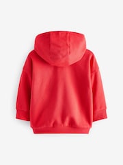 Coral Pink Zip Through Hoodie (3mths-7yrs) - Image 5 of 6