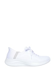 Skechers White Slip-ins: Ultra Flex 3.0 Brilliant Trainers - Image 1 of 5