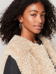 Cream Teddy Borg Gilet - Image 5 of 7