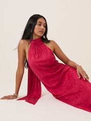Nobodys Child Red Fifi Maxi Dress - Image 4 of 5