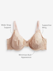 Nude DD+ Minimiser Full Cup Bra - Image 4 of 4