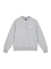 Umbro Grey Core Half Zip Sweatshirt - Image 1 of 2