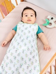 JoJo Maman Bébé White Koala 1 Tog Baby Muslin Sleeping Bag - Image 1 of 3