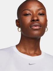 Nike White One Classic Dri-FIT Short Sleeve Top - Image 4 of 5