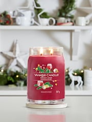 Yankee Candle Red Signature Large Jar Holiday Cheer Scented Candle - Image 1 of 4