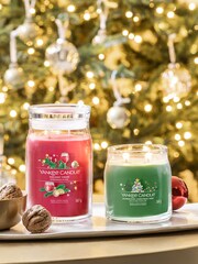Yankee Candle Red Signature Large Jar Holiday Cheer Scented Candle - Image 4 of 4